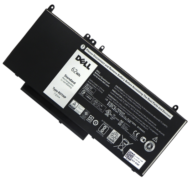 5321 - 2 Dell Original 4 Cell 7.6V 62WHr Laptop Battery for Latitude E5270