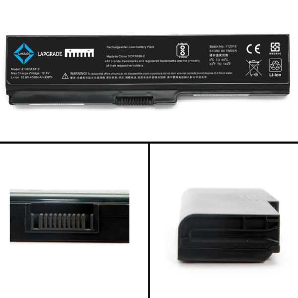 Buy Lapgrade Battery | Toshiba Satellite L310 L312 L323 Series