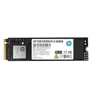 HP EX900 M.2 500GB PCIe 3.0 x4 NVMe 3D TLC NAND Internal Solid State Drive (SSD)-2YY44AA - Image 3