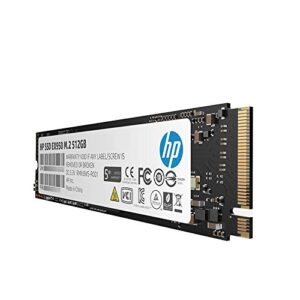 HP EX950 M.2 512GB PCIe 3.1 x4 NVMe 3D TLC NAND Internal Solid State Drive (SSD) side view