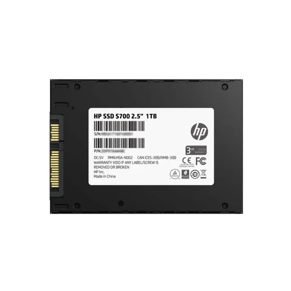 HP S700 2.5 1TB SATA III 3D TLC Internal Solid State Drive-6MC15AA details