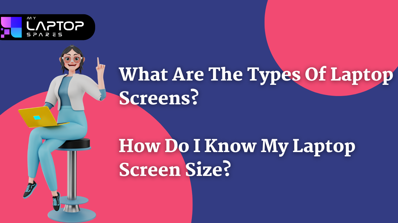 What are the types of laptop screens and how do I know my laptop screen size