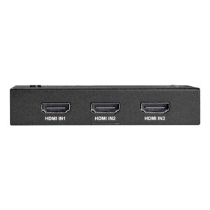 Black Box 4-Port HDMI 2.0 Video Switch 4K 60 HZ 4:4:4 HDCP 1.4/2,2, IR socket