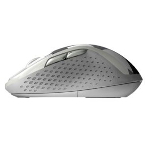 Rapoo Bluetooth Wireless Mouse, M500 Silent Multi Mode Bluetooth 5.0 Mouse, 2.4G Wireless Portable Optical Mouse USB Receiver, 1600 DPI for Laptop, MacBook, PC, Windows, Tablet, Grey - Image 2