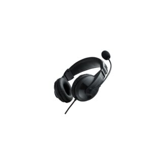Rapoo H150 Stereo Wired Over Ear Headphones With Microphone Noise-Reduction, Usb, Pc/Mac/Laptop/Chrome OS - Black
