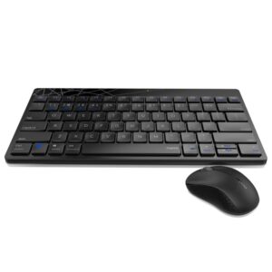 Rapoo 8000M Multi-Mode Keyboard & Mouse Bluetooth 3.0/4.0 Wireless 2.4 GHz 1300 DPI Combo, 3 Years Warranty -Black - Image 4