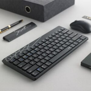 Rapoo 8000M Multi-Mode Keyboard & Mouse Bluetooth 3.0/4.0 Wireless 2.4 GHz 1300 DPI Combo, 3 Years Warranty -Black - Image 6