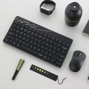 Rapoo 8000M Multi-Mode Keyboard & Mouse Bluetooth 3.0/4.0 Wireless 2.4 GHz 1300 DPI Combo, 3 Years Warranty -Black - Image 9