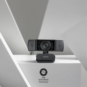 RAPOO C200 USB Computer Camera, Built-in Dual Noise Reduction Mics, 89-degree Wide Angle, Plug and Play, for Zoom/Skype/Teams, Conferencing and Video Calls - Image 4