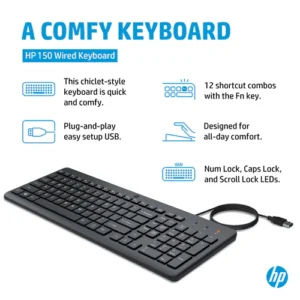 HP 50 Wired Keyboard combo