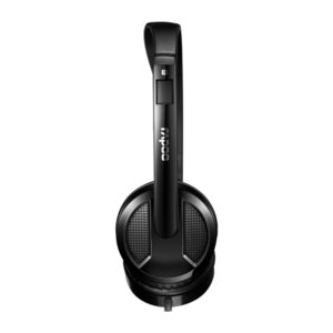 Rapoo H120 Stereo Wired On Ear Headphones With Microphone Noise-Reduction, Usb, Pc/Mac/Laptop/chrome OS - Black - Image 7