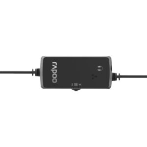 Rapoo H120 Stereo Wired On Ear Headphones With Microphone Noise-Reduction, Usb, Pc/Mac/Laptop/chrome OS - Black