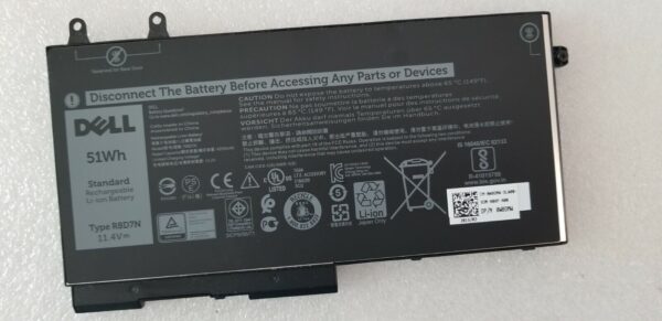 Dell Original 3 Cell 11.4V 51WHr Laptop Battery for Latitude 5400 Precision 3540