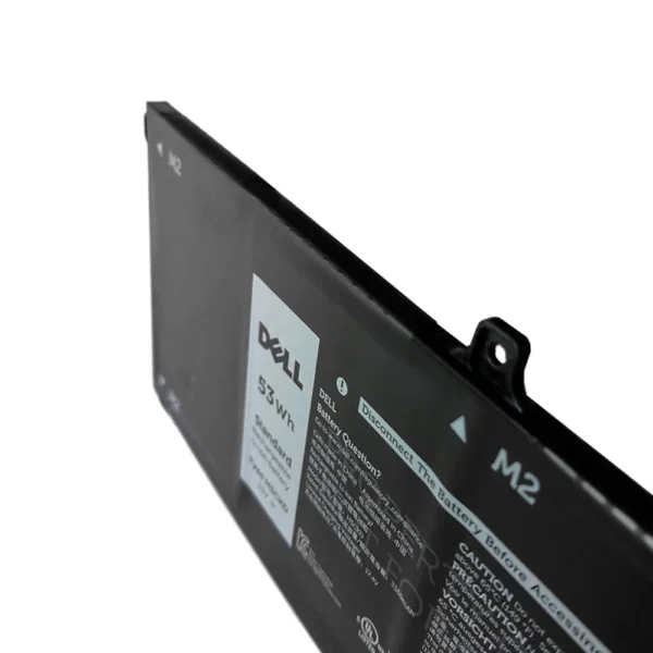 Dell Original 4 Cell 15V 53WHr Laptop Battery tilted