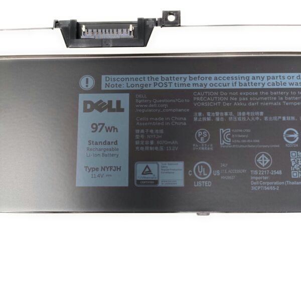 Dell Precision 7730 7530 6 Cell 97WH battery GW0K9 main