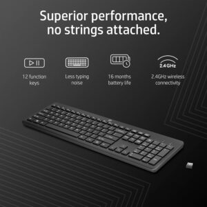HP 230 Wireless Keyboard-3L1E7AA Specs