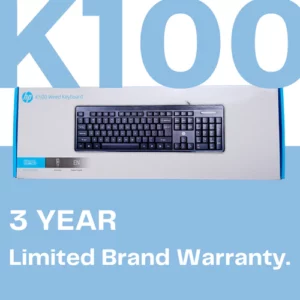 HP K100 Wired Keyboard-7J4G1AA warranty