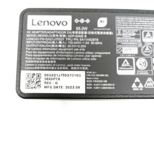 Lenovo 65W Small Pin Adapter with Power Cable-GX20K78585 details
