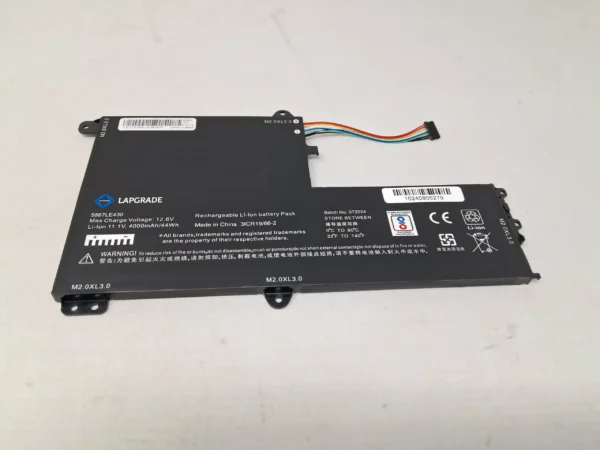 Lapgrade Battery For Lenovo Yoga 510-14AST Series-L15C2PB1 sideway