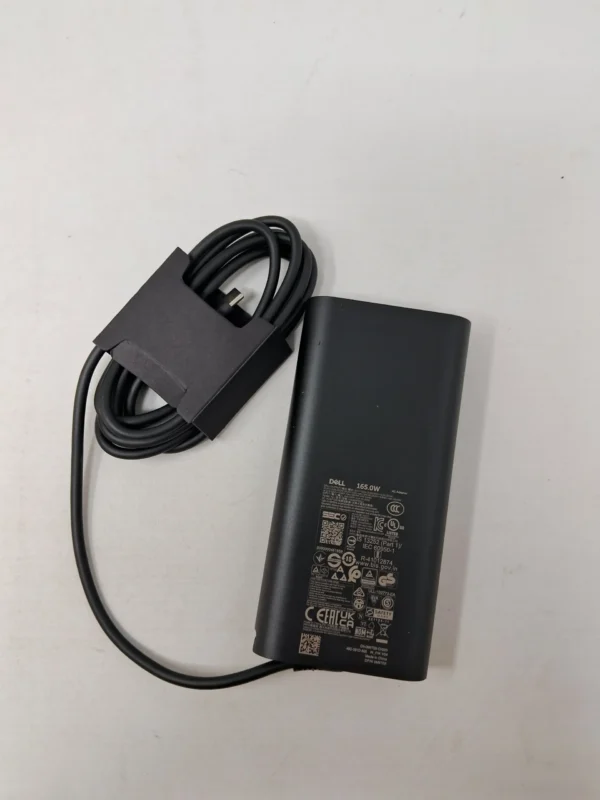 Dell 165W USB C AC Power Adapter-M9TG5/N86KM top view