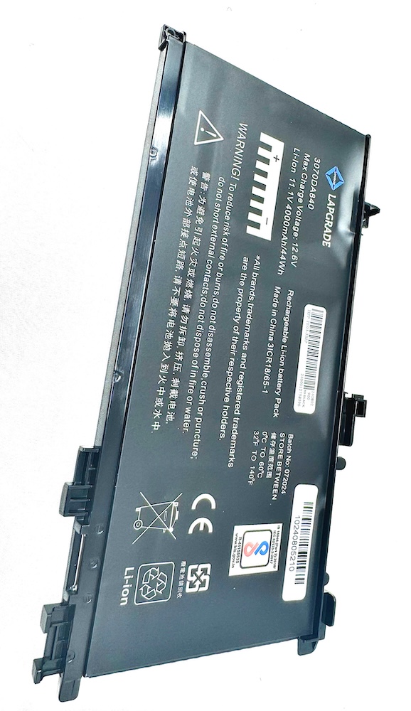 Lapgrade Battery For HP Omen 15-AX000NA Pavilion 15-BC000NE Series 11.55V 3500mAh -TE03XL slant