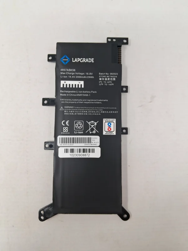 front (3) Lapgrade Battery For ASUS X555L Series-C21N1347