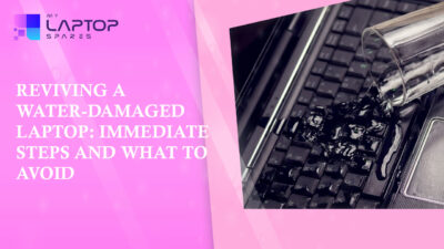 Water-Damaged Laptop